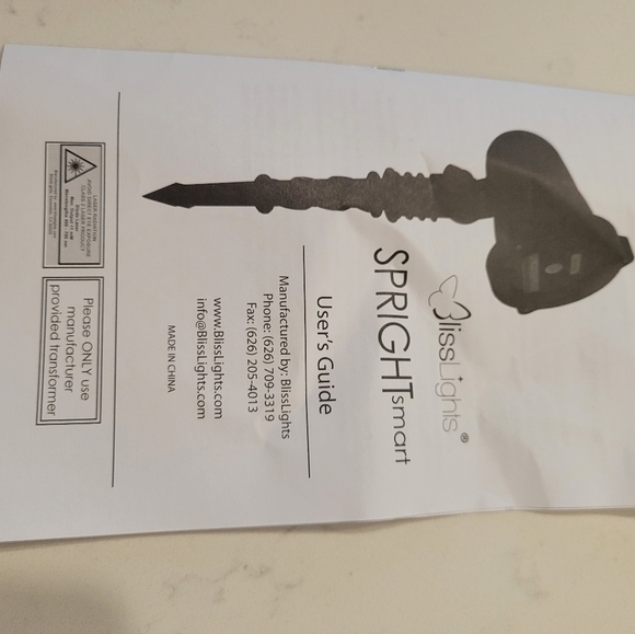 Blisslight Sprightsmart Indoor/Outdoor Laser Projector - Picture 5 of 8